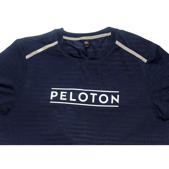 Rhone Peloton Performance Men's Short Sleeve Athletic Vented Shirt Size‎ Large - Picture 2 of 9